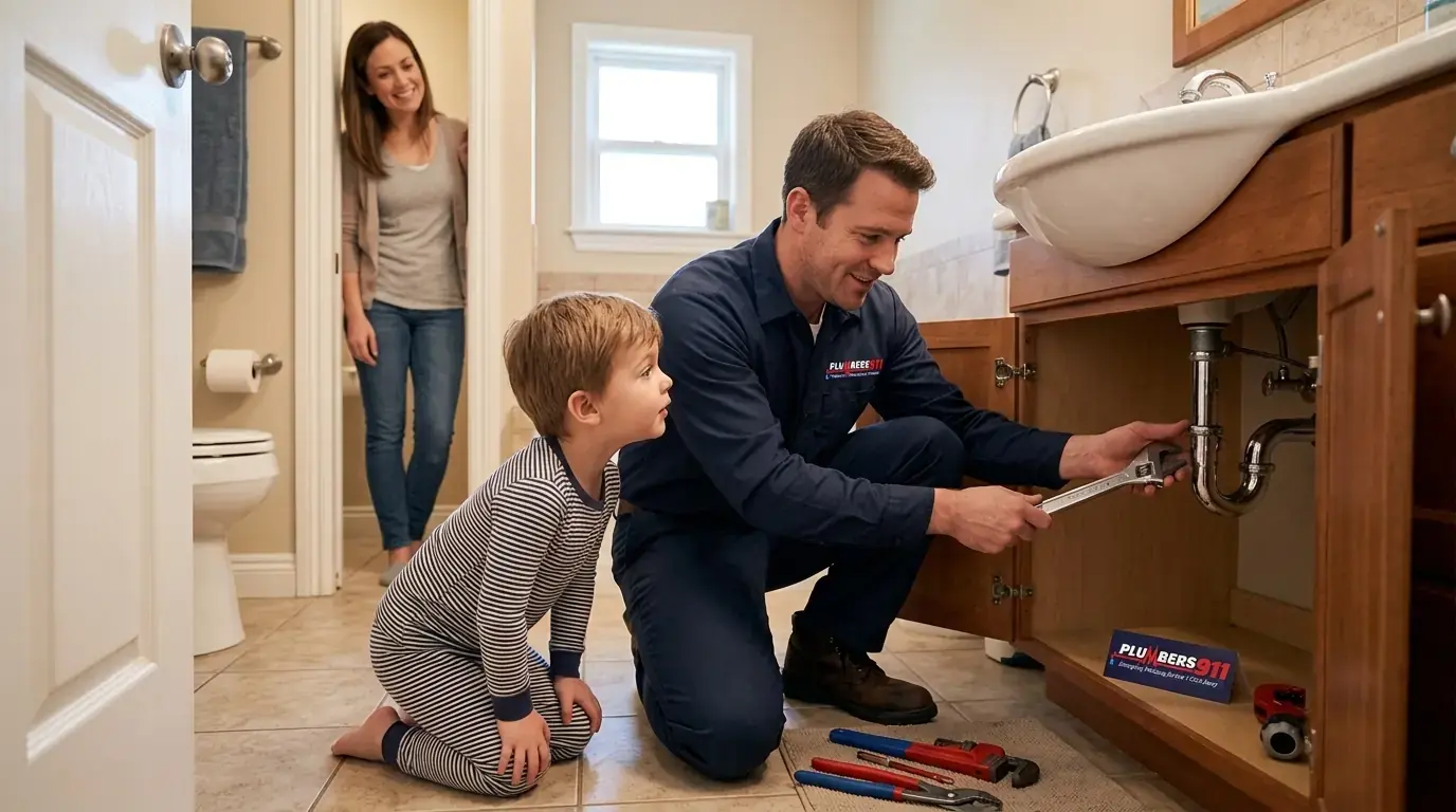 Licensed plumber at work in Kaneville, IL